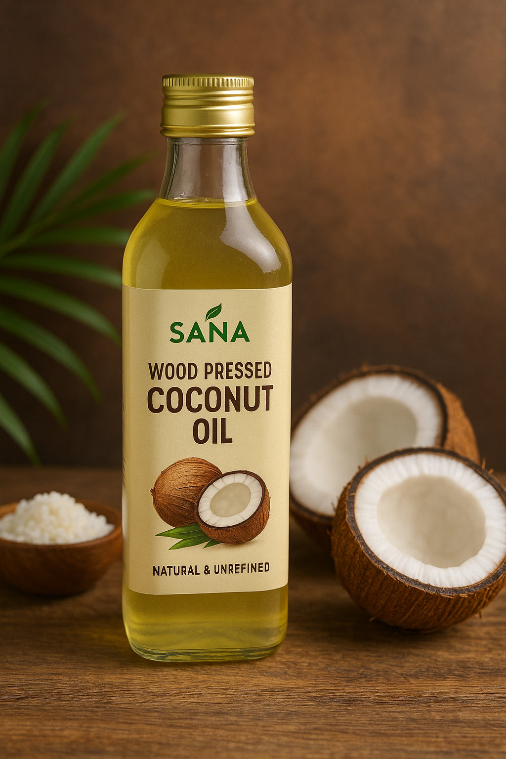 Wood Pressed Coconut Oil