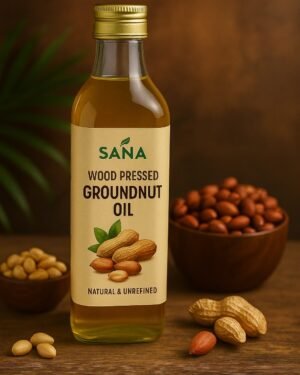 Wood Pressed Groundnut Oil