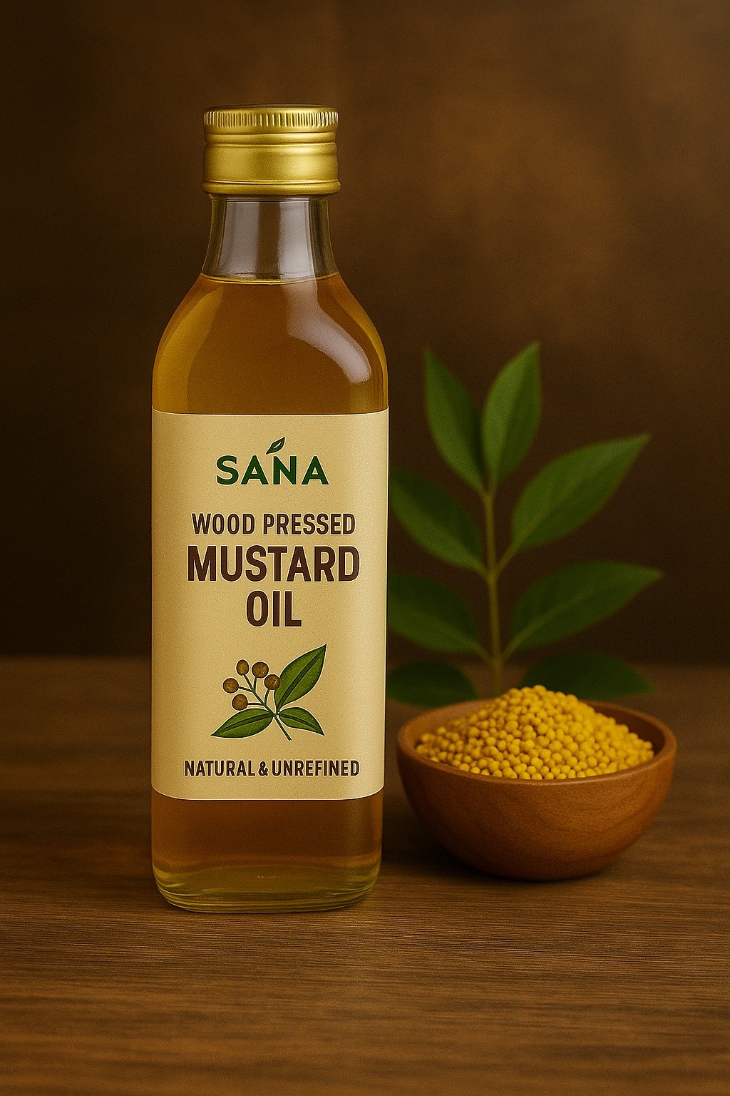 Wood Pressed Mustard Oil