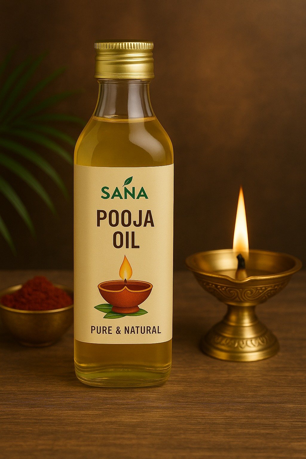 Wood Pressed Pooja Oil