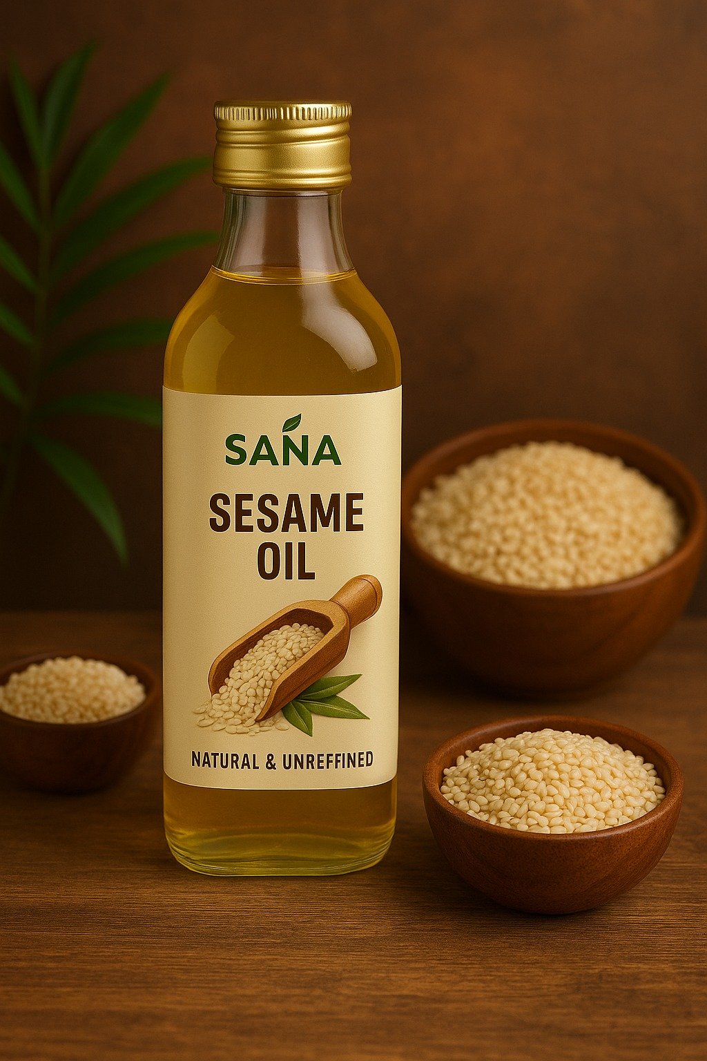 Wood Pressed Sesame Oil